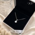 Luxury Crystal Solitaire Necklace – S925 Silver with Premium CZ Crystal