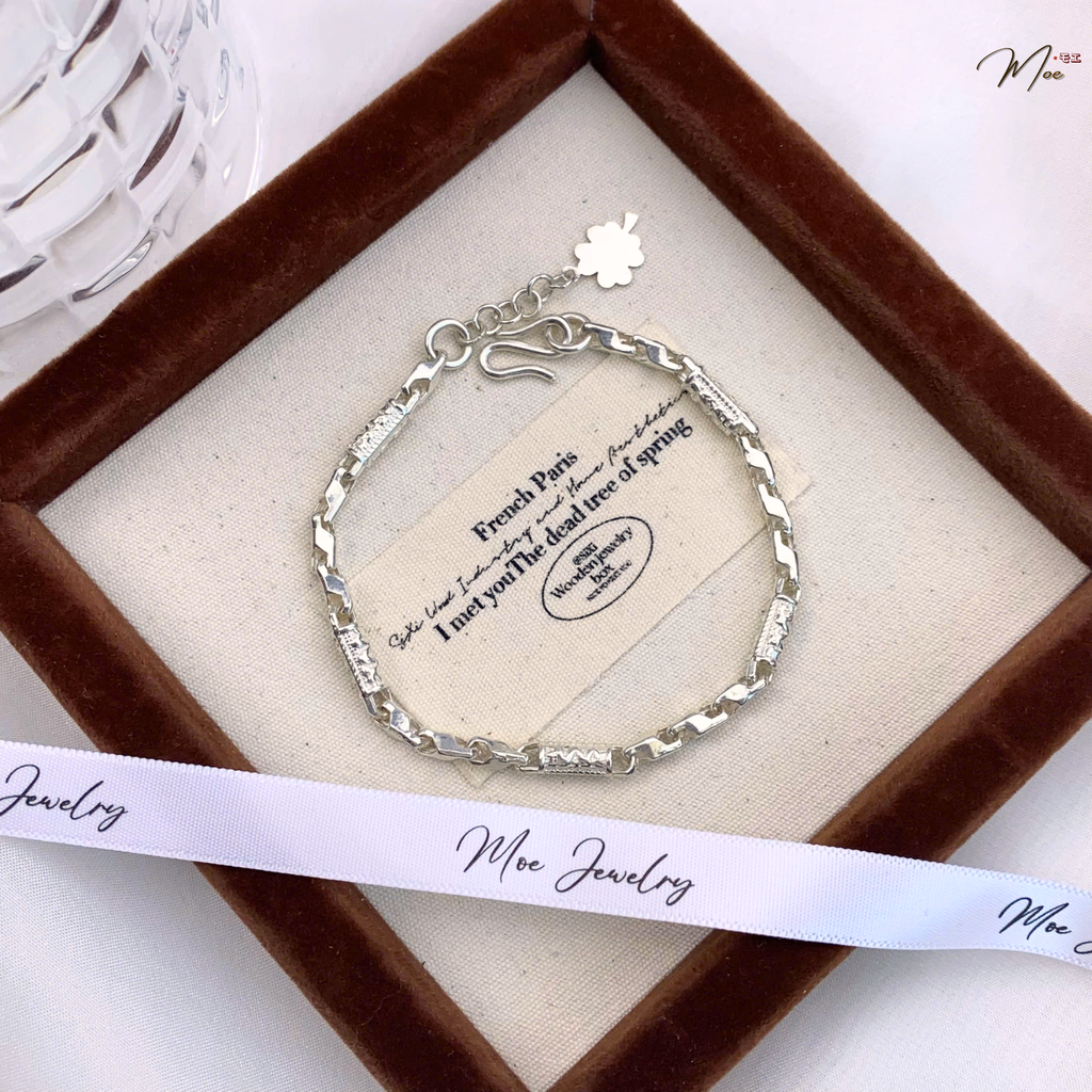 Men's Dragon Engraved Tube Bracelet
