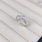 Crystal Proposal Women's Ring – S925 Silver
