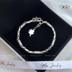 Men's Dragon Engraved Tube Bracelet