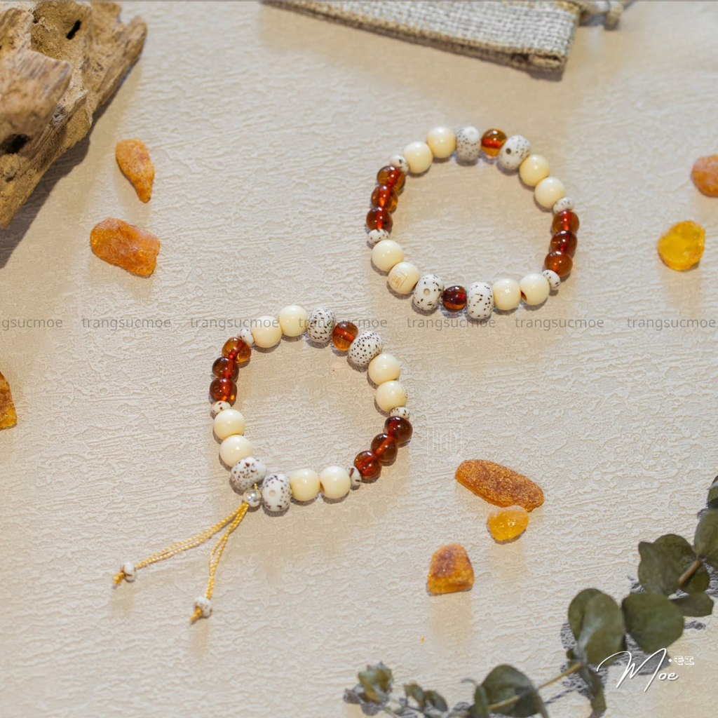 Mulberry & Baltic Amber Baby Bracelet for Better Sleep & Appetite
