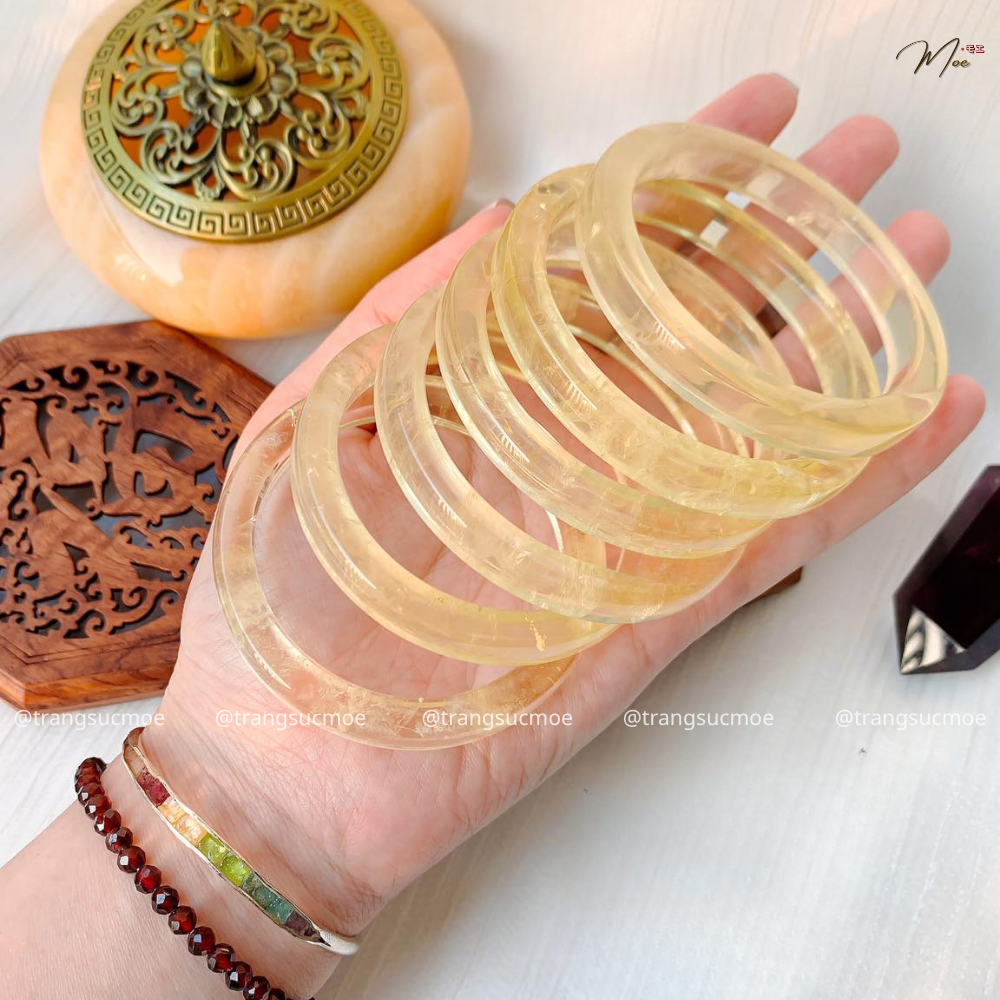 Yellow Citrine Gemstone Bracelet