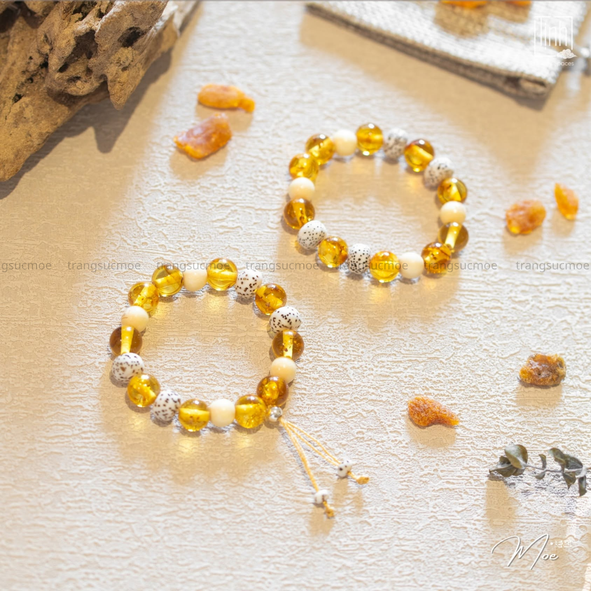 Mulberry & Baltic Amber Baby Bracelet for Better Sleep & Appetite