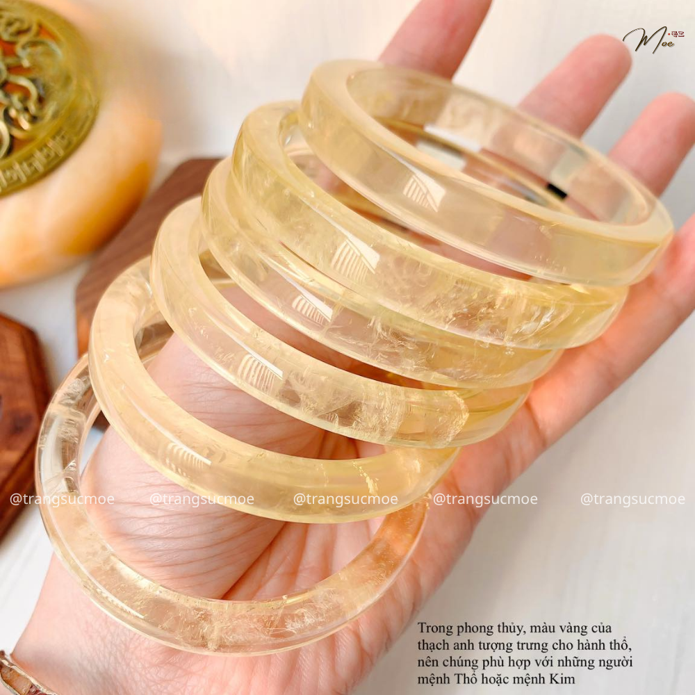 Yellow Citrine Gemstone Bracelet