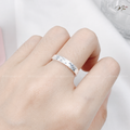 Blink Glitter Women's Ring – S925 Silver