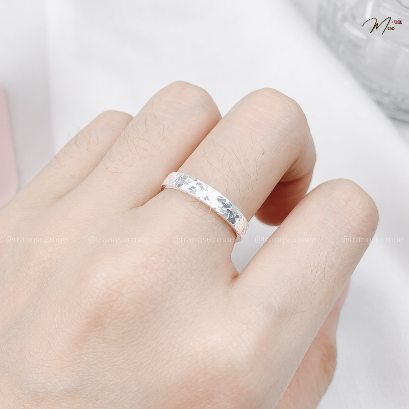 Blink Glitter Women's Ring – S925 Silver