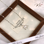 Peace & Longevity Plaque Silver Necklace – S999 Pure Silver