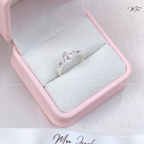 Sweet Crystal Women's Ring – S925 Silver
