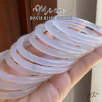 Natural Agate Wide Bracelet