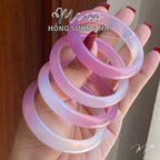 Natural Agate Wide Bracelet