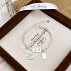 Dragon Scale Baby Bracelet – S999 Pure Silver | Custom Name Engraving