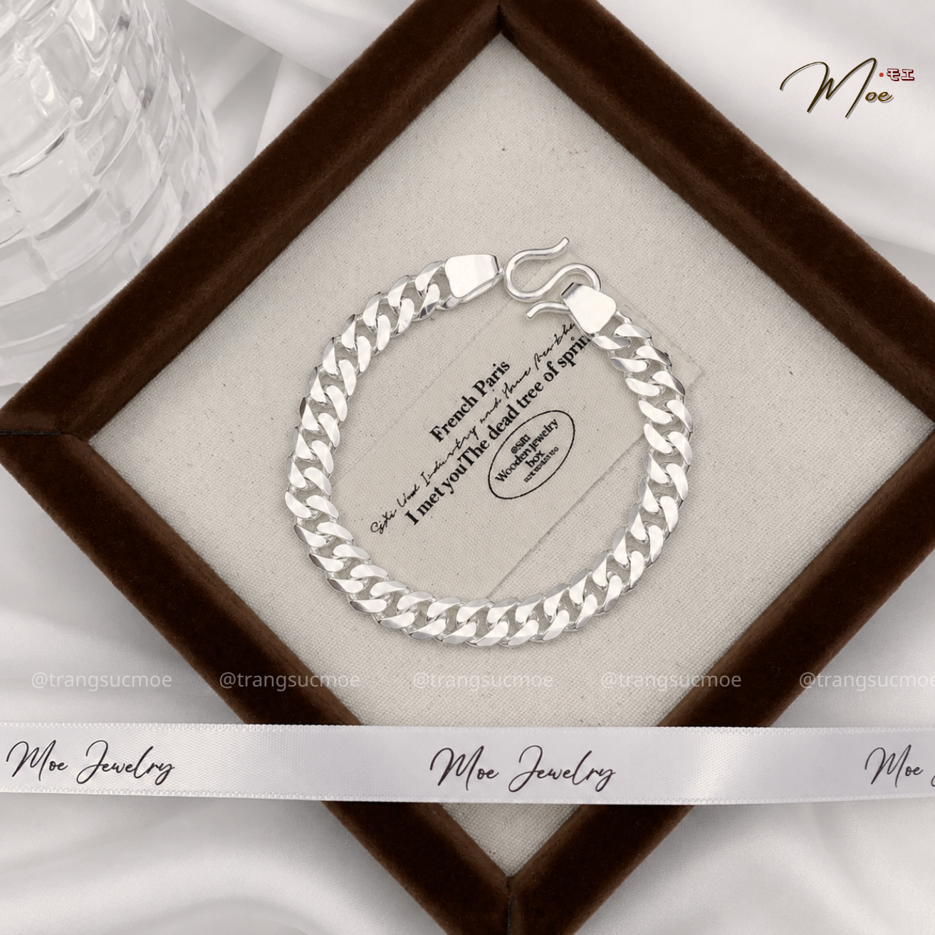 Men's Bold Plain Chain Link Bracelet
