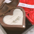 Dainty Heart Earrings – S925 Silver