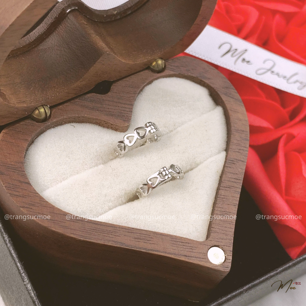 Dainty Heart Cartilage Earring – S925 Silver