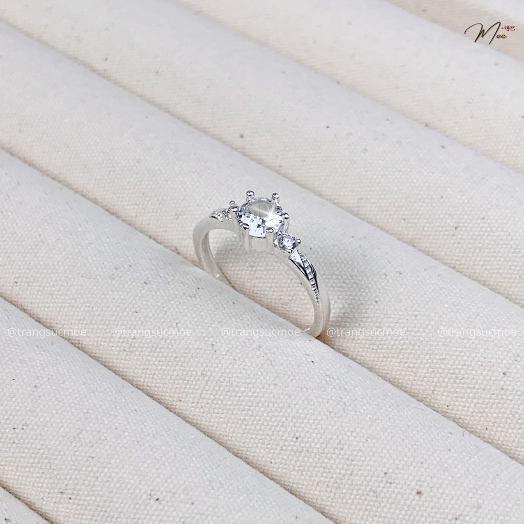 Sweet Crystal Women's Ring – S925 Silver