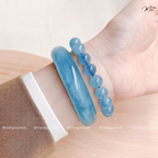 Natural Aquamarine Gemstone Bracelet