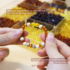 Baby Amber & Mulberry Wood Necklace and Bracelet Set
