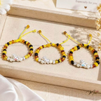 Amber Bracelet with Sterling Silver Charm