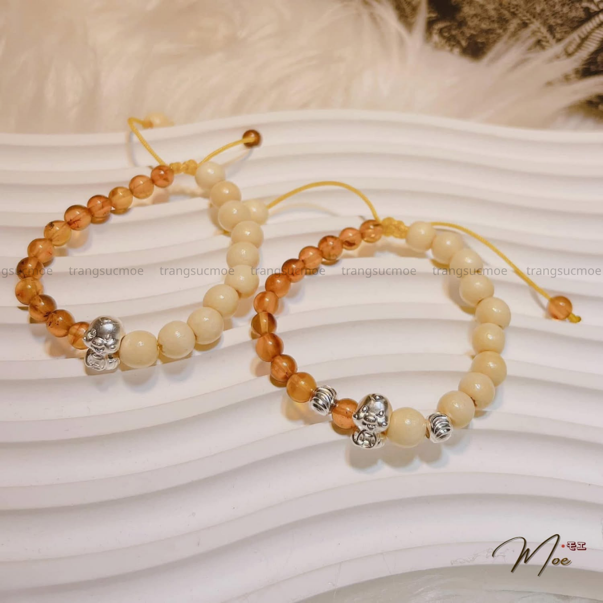 Mulberry & Baltic Amber Baby Bracelet for Better Sleep & Appetite