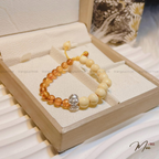 Mulberry & Baltic Amber Baby Bracelet for Better Sleep & Appetite