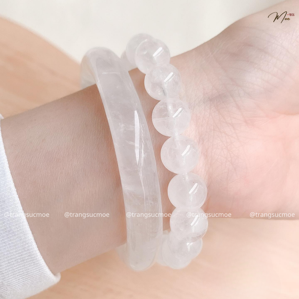 Clear Quartz Gemstone Bracelet