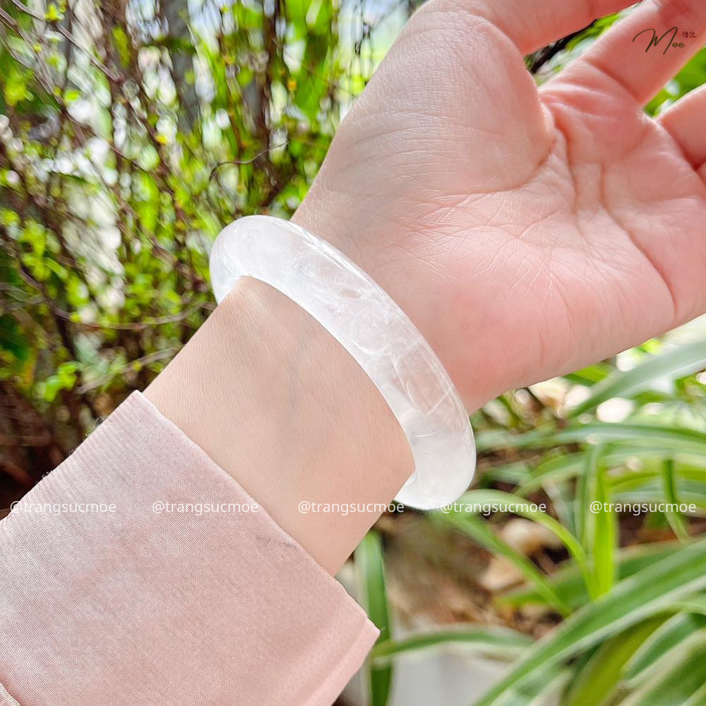 Clear Quartz Gemstone Bracelet