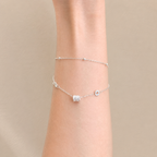 Luxury Double-Layer Stone Pillar Bangle Bracelet – S925 Silver
