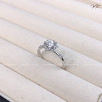 Crystal Snowflake Women's Ring – S925 Silver