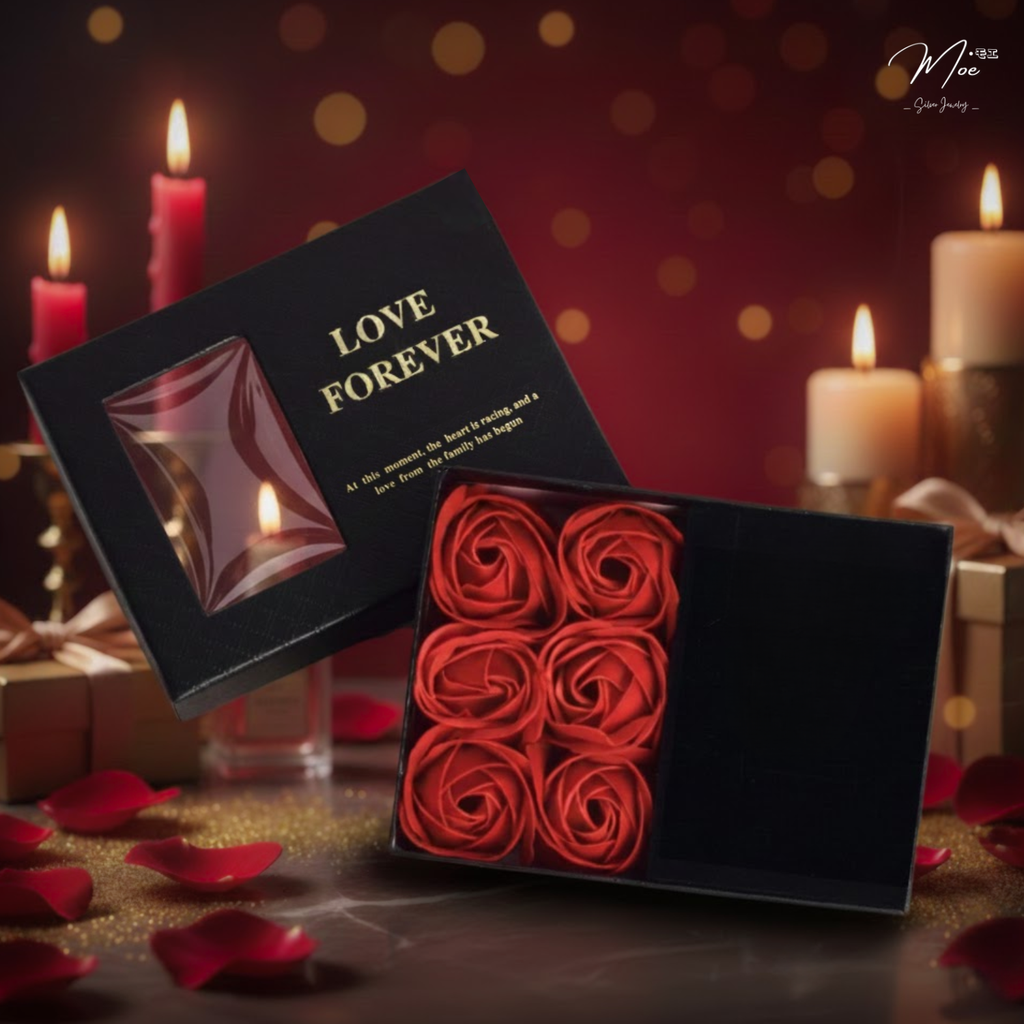 Wax Flower Jewelry Gift Box Mini