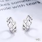 Dainty Heart Cartilage Earring – S925 Silver
