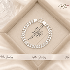 Men's Bold Plain Chain Link Bracelet